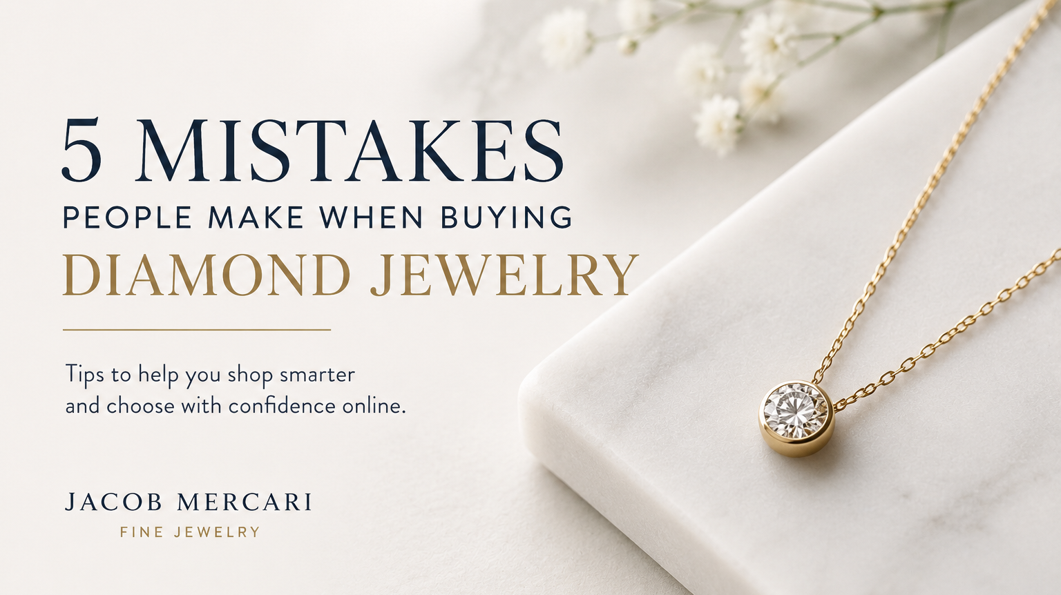 5 Mistakes People Make When Buying Diamond Jewelry Online (And How to Avoid Them) Jacob Mercari Blog