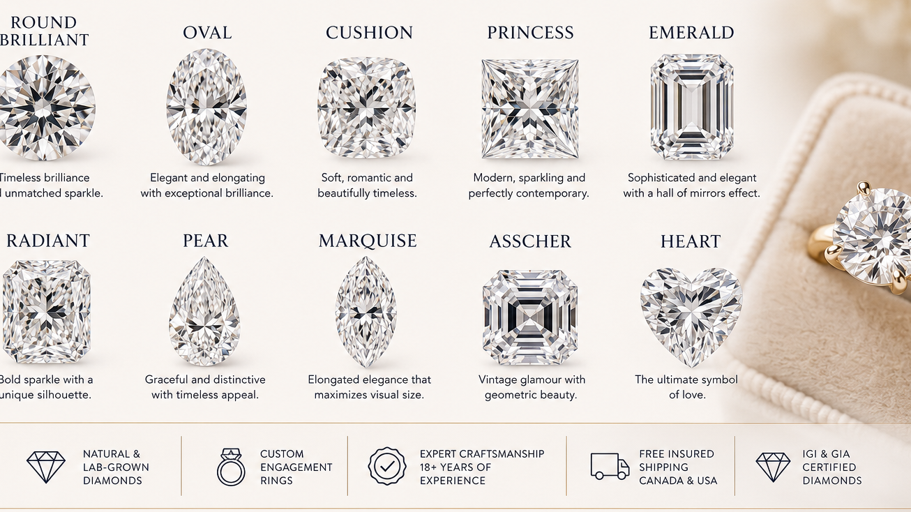 Diamond Shapes Explained: How to Choose the Perfect Diamond