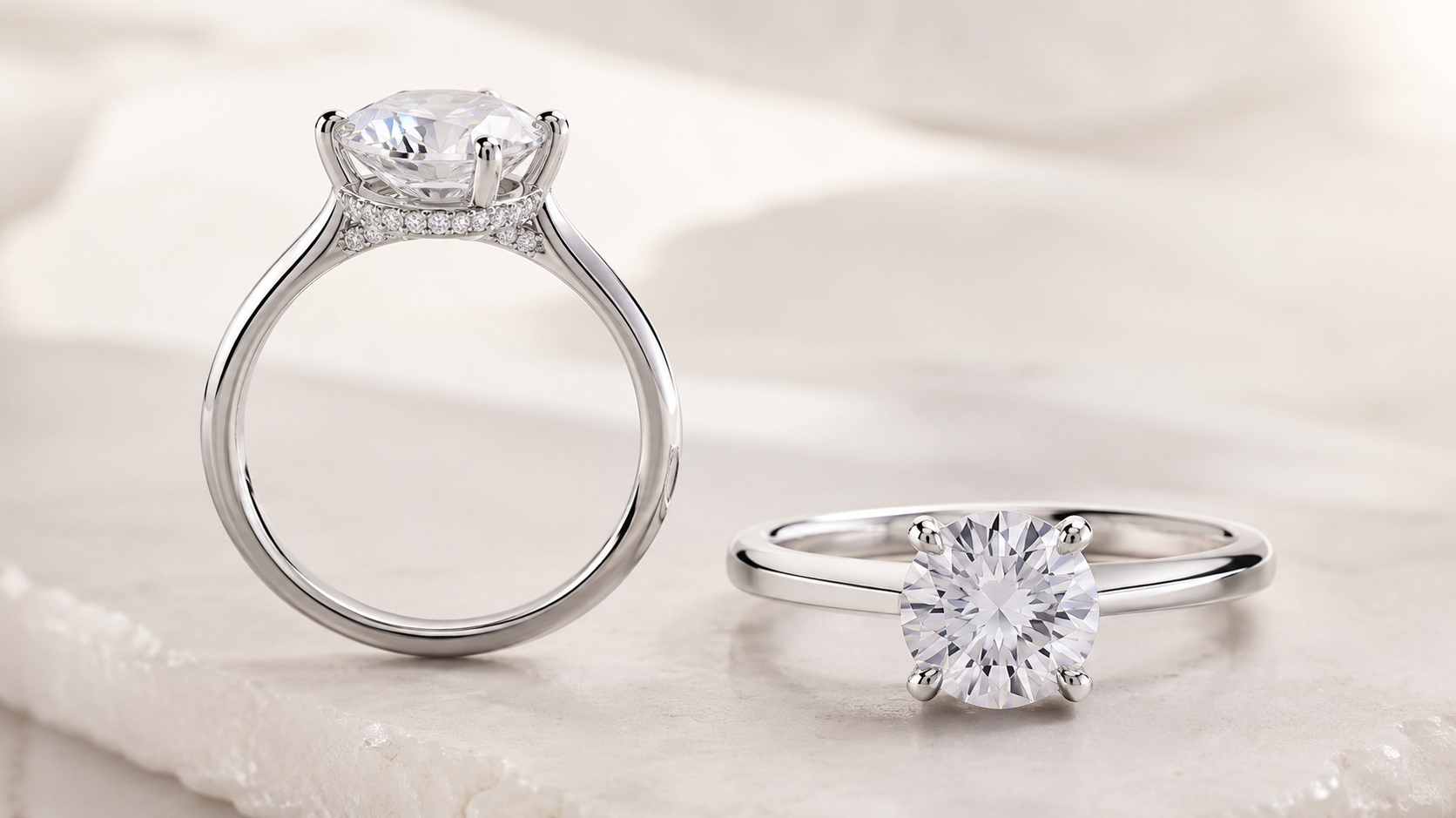 Jacob Mercari Hidden Halo vs Solitaire Engagement Rings Blog