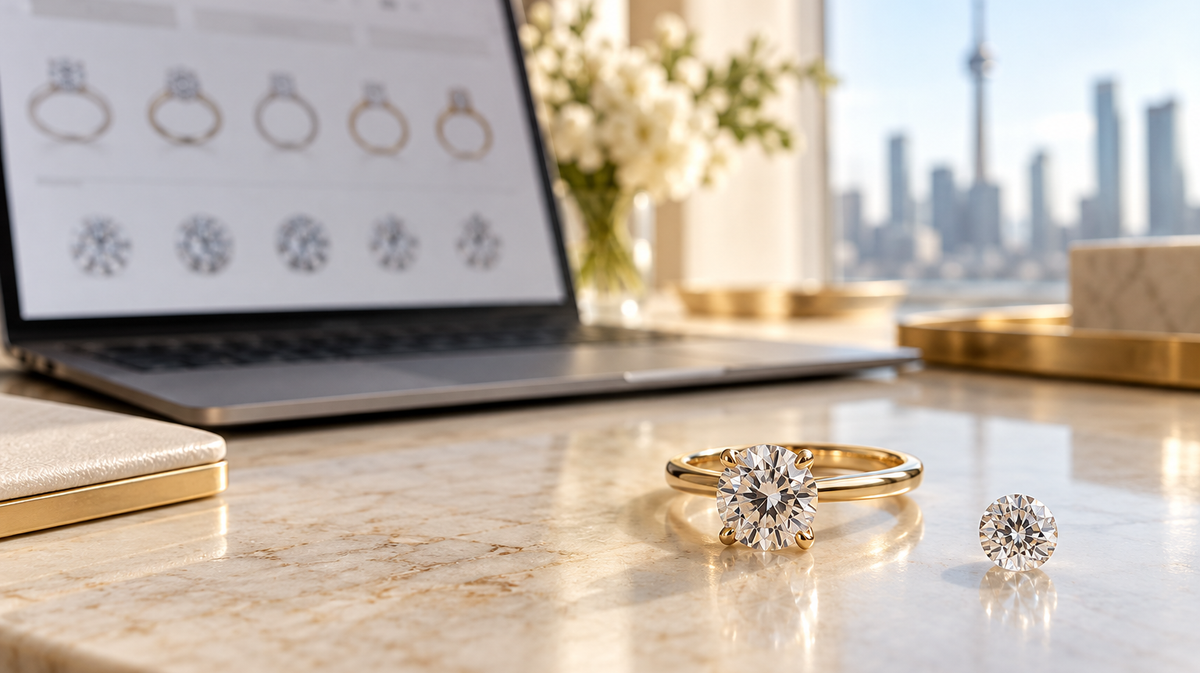 Design Your Own Engagement Ring Online in Canada Jacob Mercari