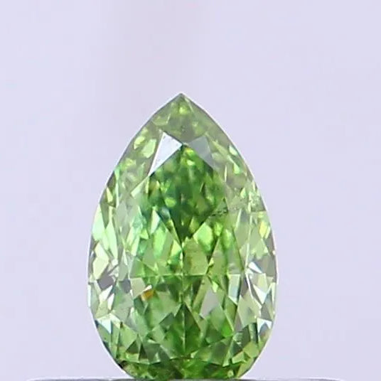 0.23ct Cushion modified Lab Grown Diamond (Colour Fancy Vivid Green, Clarity VS1, IGI Certified)
