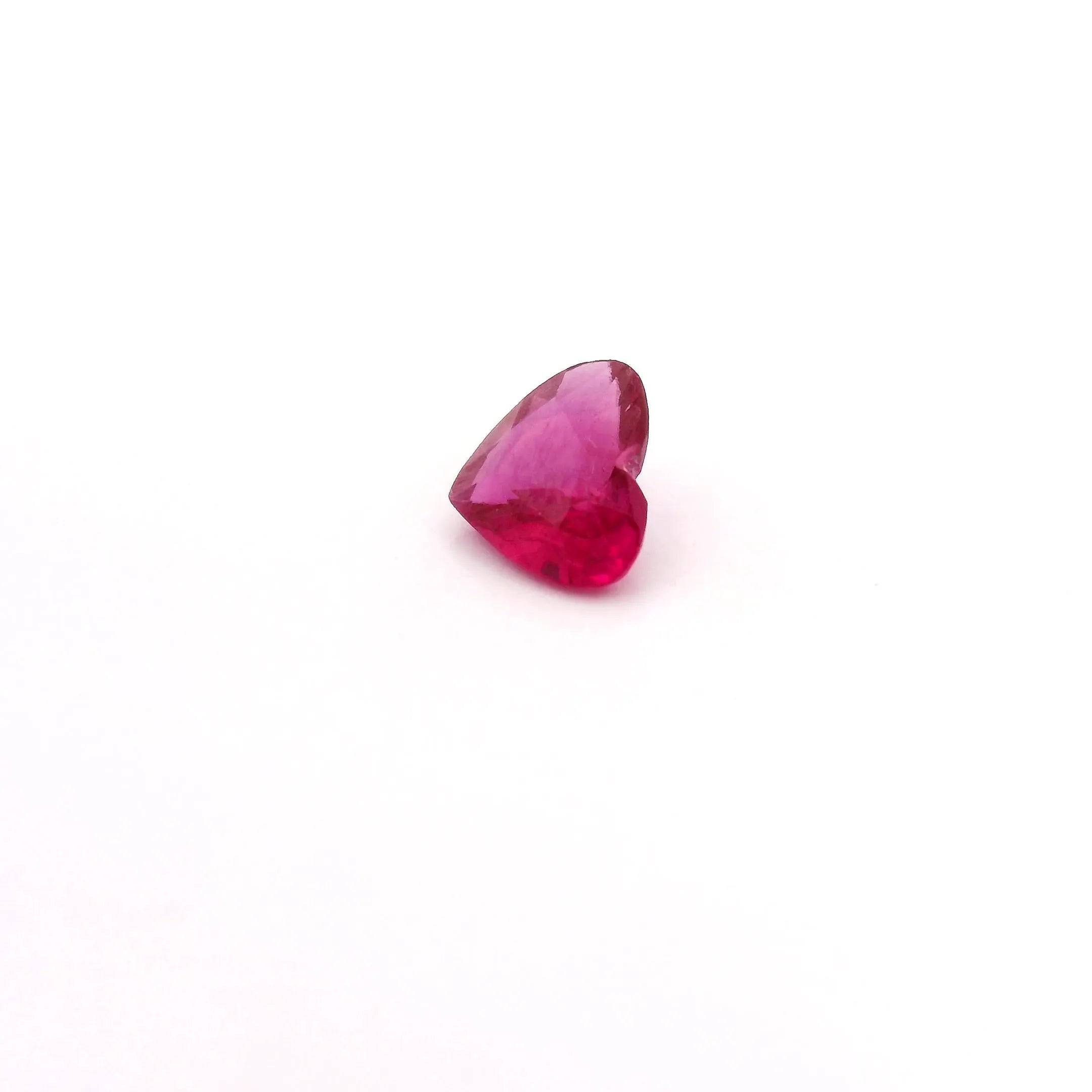 0.37ct Heart Natural Ruby (Colour Red, Clarity Slightly Included, Cut Faceted)
