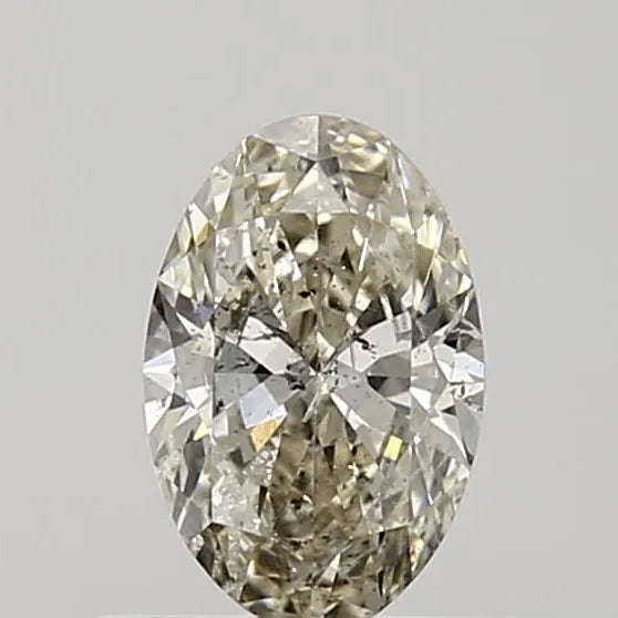 0.50ct Oval Natural Diamond (Colour J, Clarity SI2, Cut VG, IGI Certified)