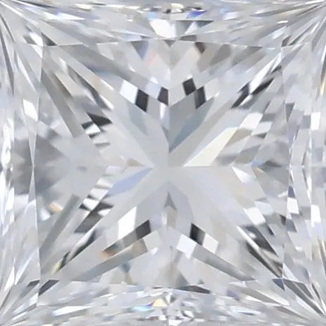 0.50ct Princess Natural Diamond (Colour D, Clarity IF, GIA Certified)