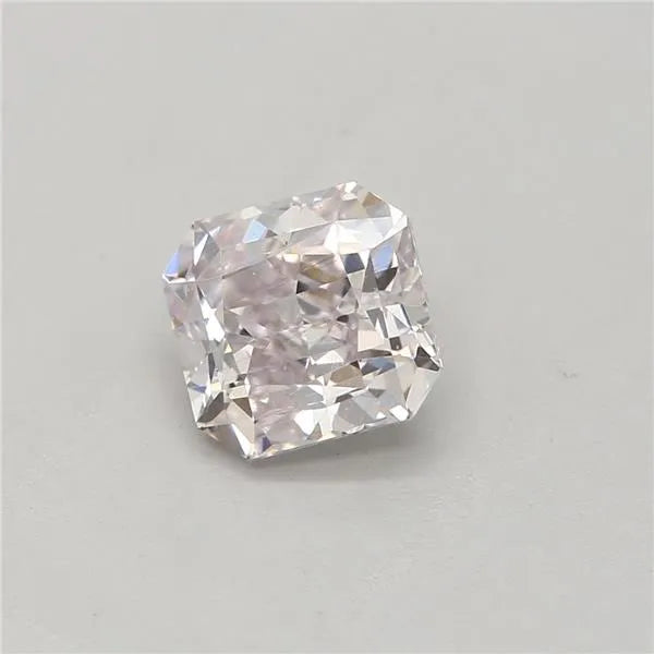 0.50ct Radiant Natural Diamond (Colour Light Pink, Clarity SI1, GIA Certified)