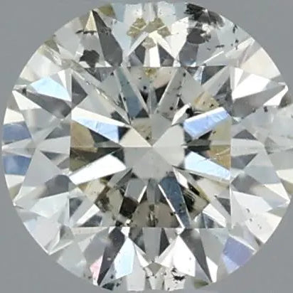0.51ct Round Natural Diamond (Colour L, Clarity I1, Cut EX, IGI Certified)