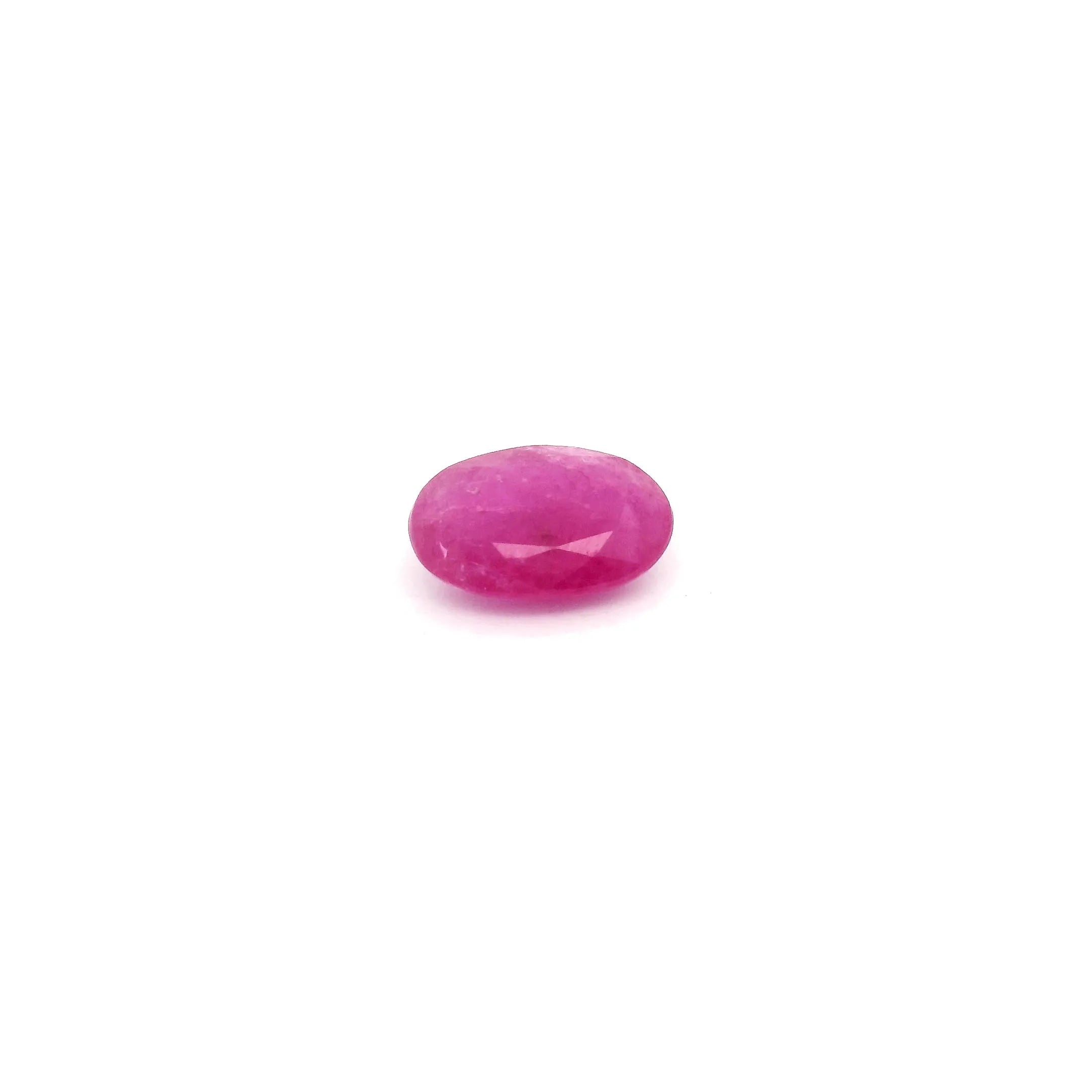 0.52ct Oval Natural Ruby (Colour Red, Clarity Moderately Included, Cut Faceted)