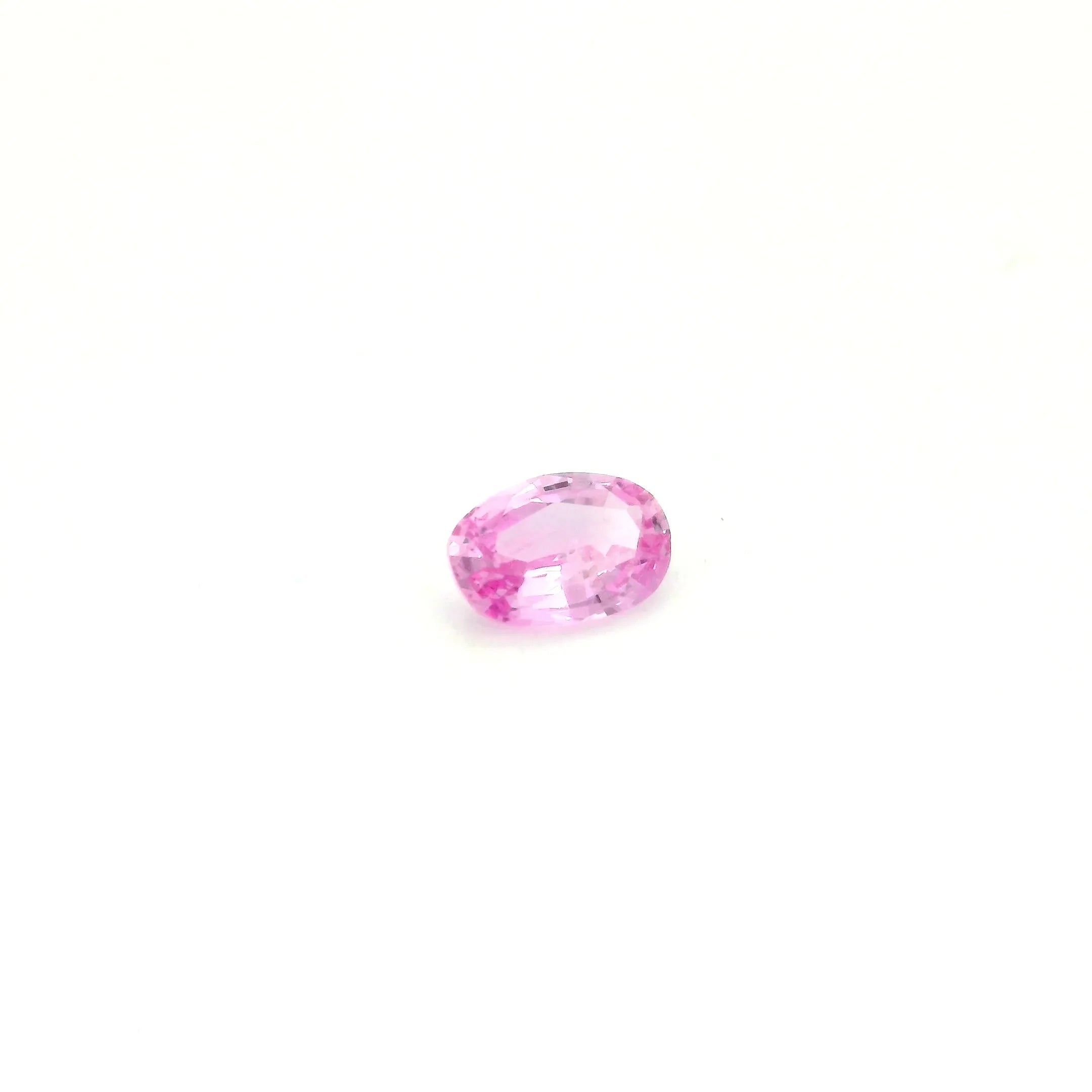 0.53ct Oval Natural Sapphire (Colour Pink, Clarity Eye Clean, Cut Faceted)
