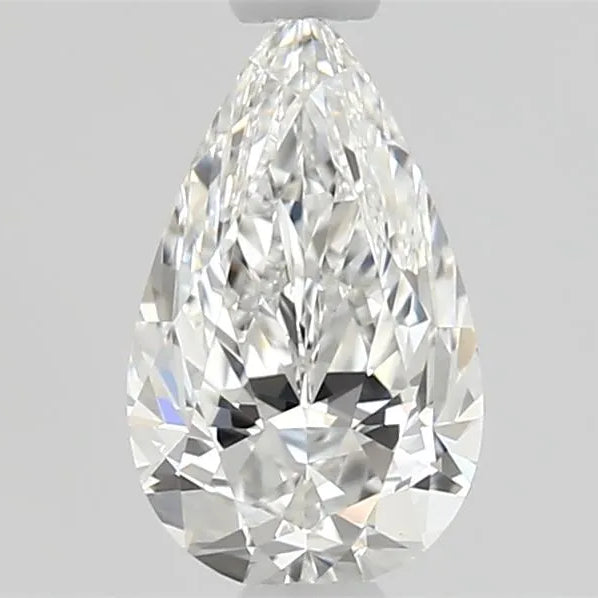 0.53ct Pear Natural Diamond (Colour F, Clarity IF, GIA Certified)