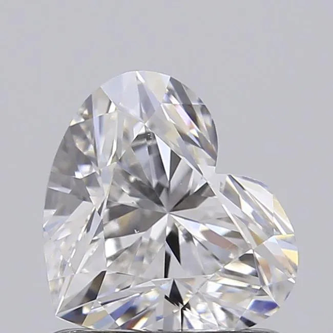 1.00ct Heart Lab Grown Diamond (Colour E, Clarity VVS2, IGI Certified)