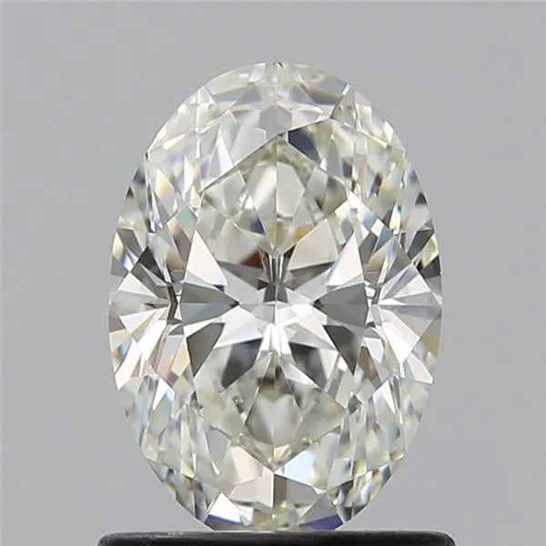 1.00ct Oval Natural Diamond (Colour J, Clarity IF, GIA Certified)