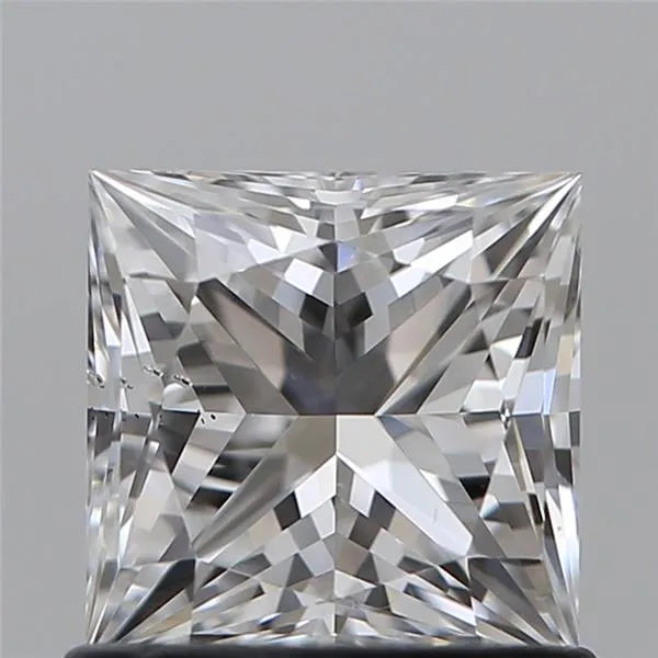 1.00ct Princess Natural Diamond (Colour D, Clarity SI1, GIA Certified)