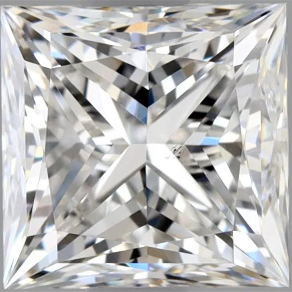 1.00ct Princess Natural Diamond (Colour F, Clarity VS2, GIA Certified)