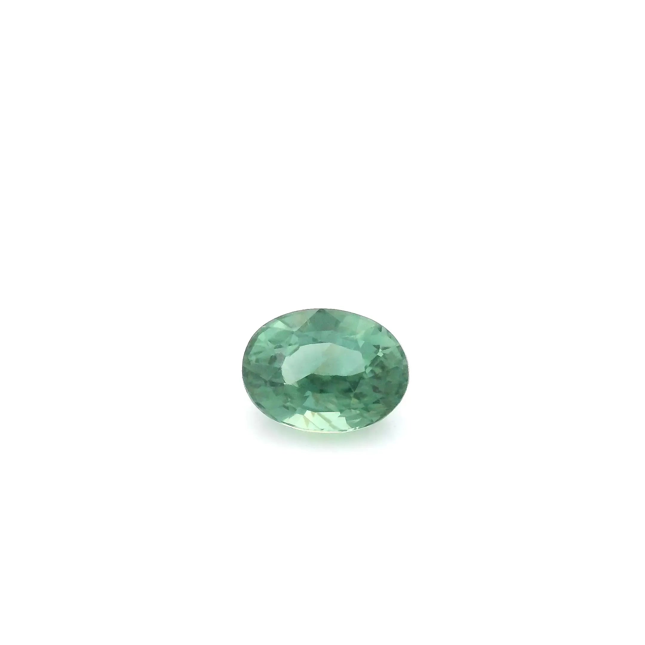 1.04ct Oval Natural Sapphire (Colour Green, Clarity Eye Clean, Cut Faceted)