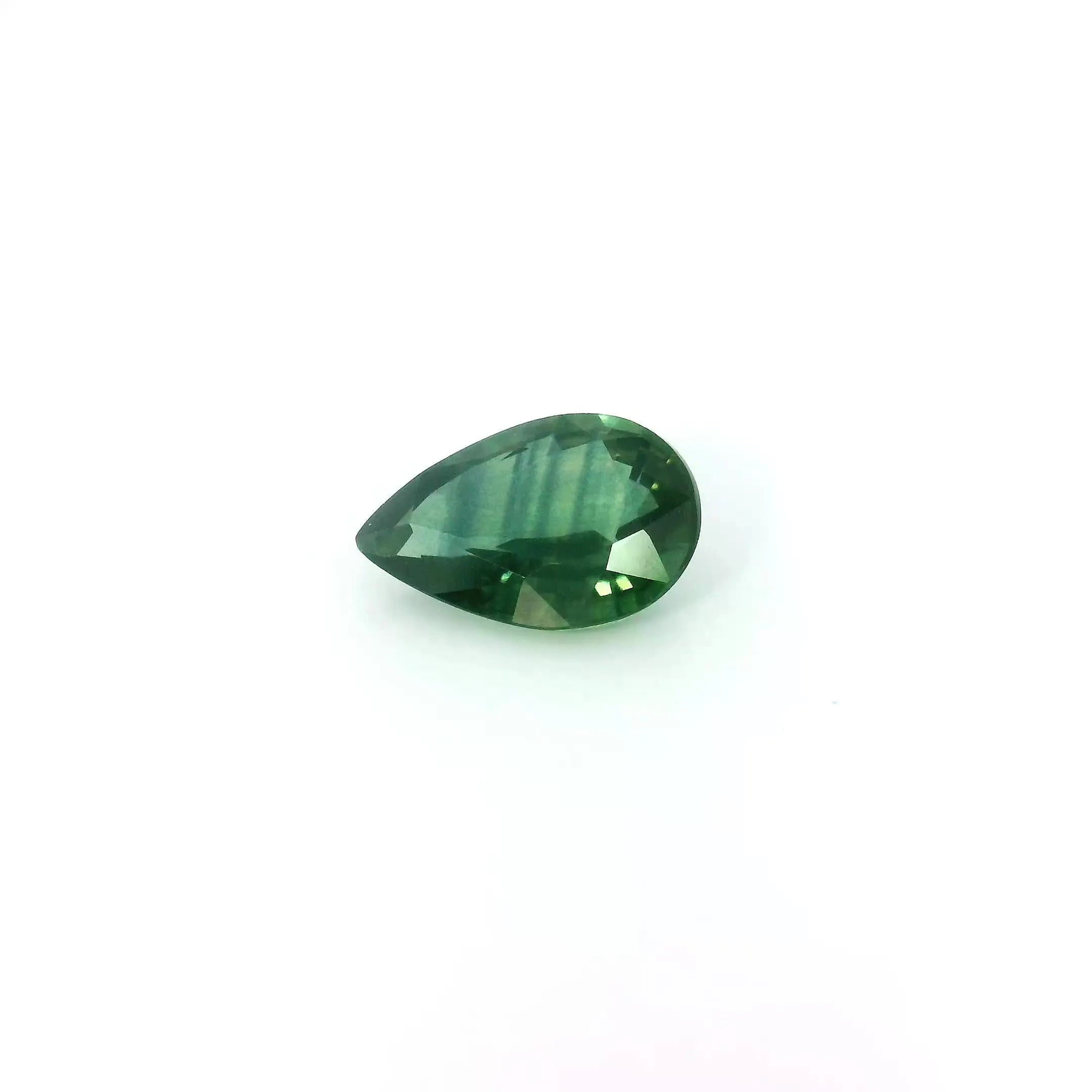 1.04ct Pear Natural Sapphire (Colour Green, Clarity Slightly Included, Cut Faceted)