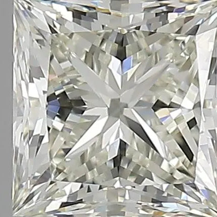 1.12ct Princess Natural Diamond (Colour J, Clarity IF, Cut VG, IGI Certified)