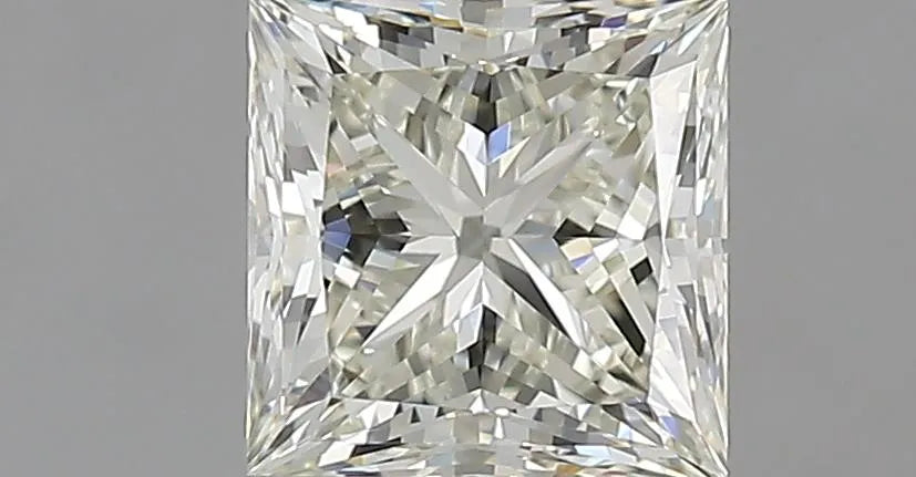 1.12ct Princess Natural Diamond (Colour J, Clarity IF, Cut VG, IGI Certified)