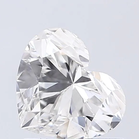 1.30ct Heart Lab Grown Diamond (Colour E, Clarity VVS2, IGI Certified)