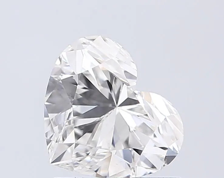 1.30ct Heart Lab Grown Diamond (Colour E, Clarity VVS2, IGI Certified)