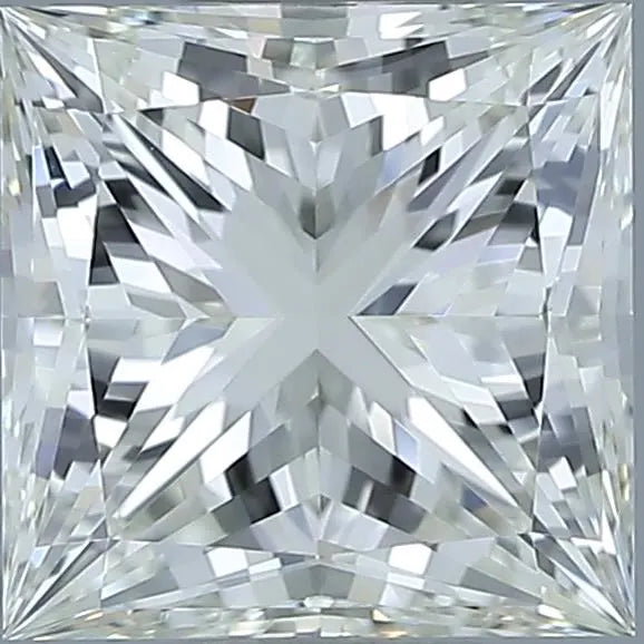1.53ct Princess Natural Diamond (Colour J, Clarity VVS1, Cut EX, IGI Certified)