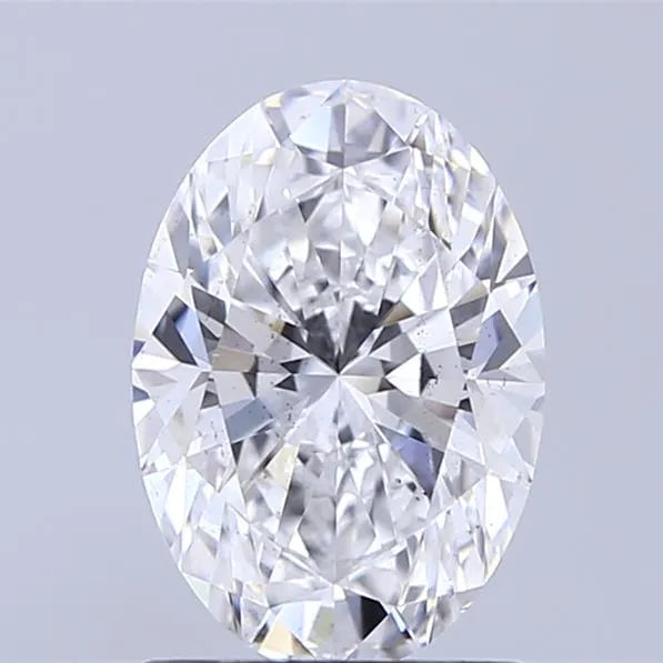 1.56ct Oval Lab Grown Diamond (Colour D, Clarity SI1, IGI Certified)