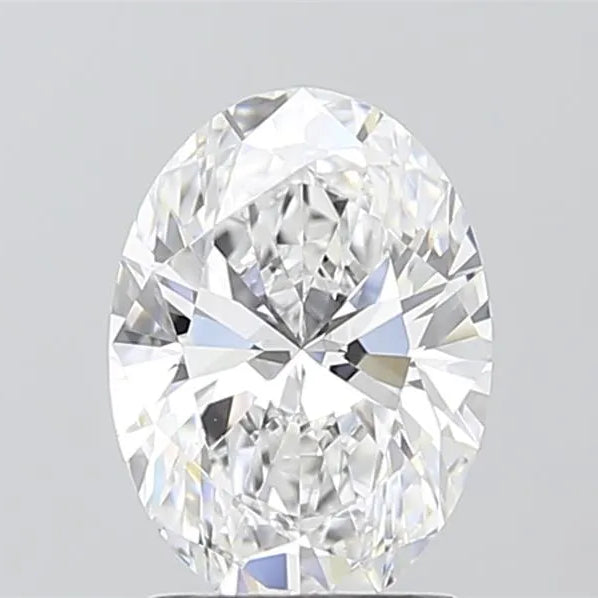 1.58ct Oval Lab Grown Diamond (Colour D, Clarity VVS2, IGI Certified)