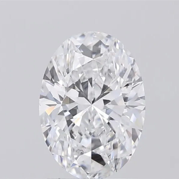 1.58ct Oval Lab Grown Diamond (Colour D, Clarity VVS2, IGI Certified)