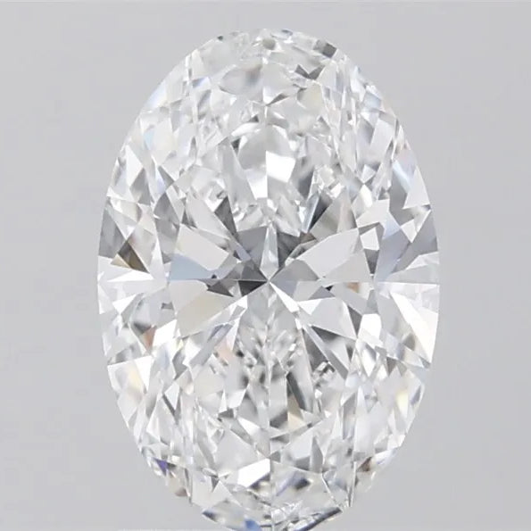 1.58ct Oval Lab Grown Diamond (Colour D, Clarity VVS2, IGI Certified)