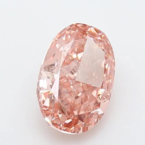 1.58ct Oval Lab Grown Diamond (Colour Fancy Vivid Pink, Clarity VVS2, IGI Certified)
