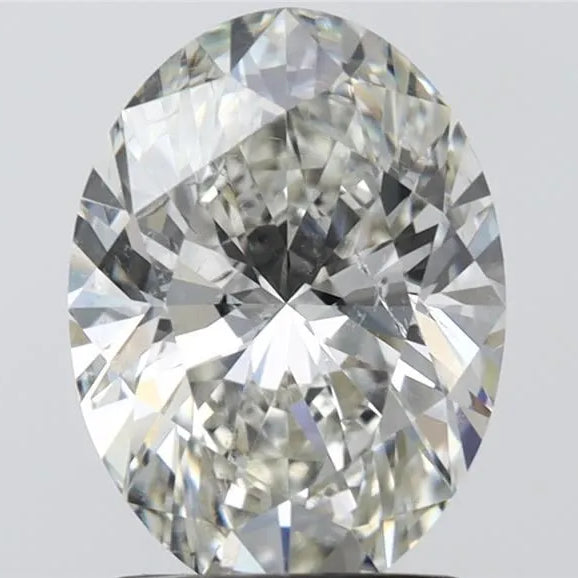 1.70ct Oval Natural Diamond (Colour H, Clarity SI1, Cut VG, IGI Certified)