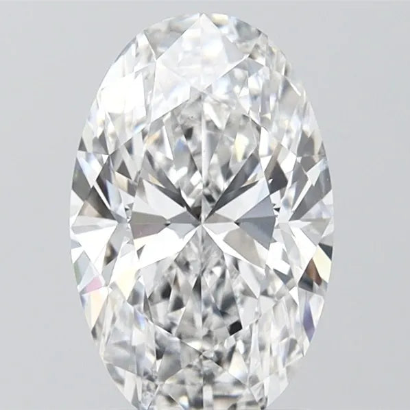 1.74ct Oval Lab Grown Diamond (Colour D, Clarity VS2, IGI Certified)