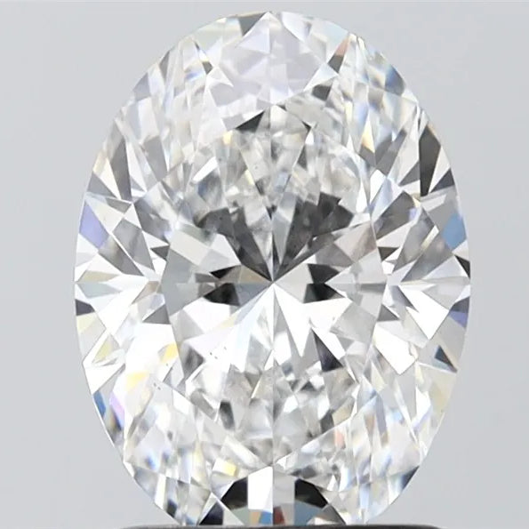 1.76ct Oval Lab Grown Diamond (Colour D, Clarity VS2, IGI Certified)