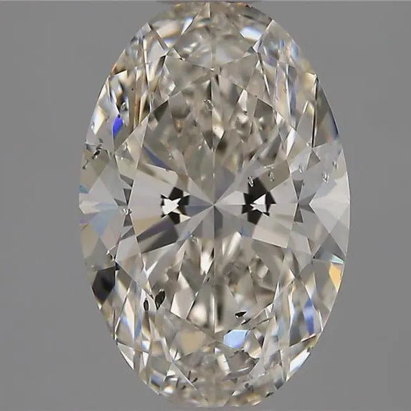 1.90ct Oval Natural Diamond (Colour J, Clarity I1, GIA Certified)