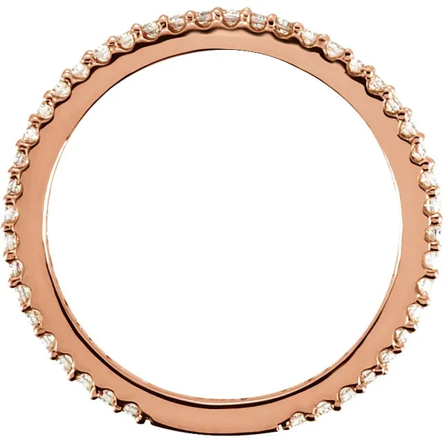 Jacob Mercari 14K Gold 1/3 CTW Natural Diamond Stackable Ring