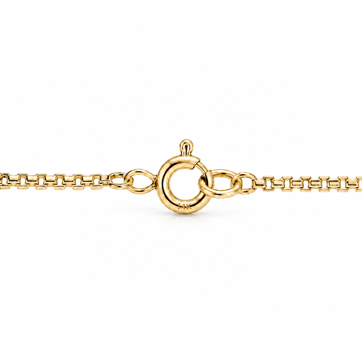 Round Lab-Grown Diamond Bezel Set Necklace in 14K Yellow Gold