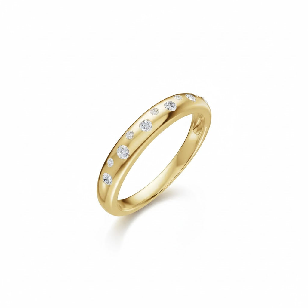 Jacob Mercari 14K Yellow Gold 1/5 CTW Lab-Grown Diamond Band