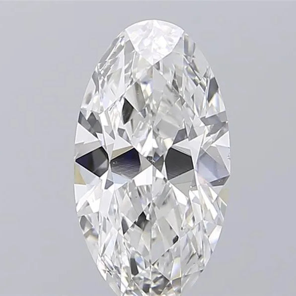 2.00ct Oval Lab Grown Diamond (Colour F, Clarity VVS2, IGI Certified)