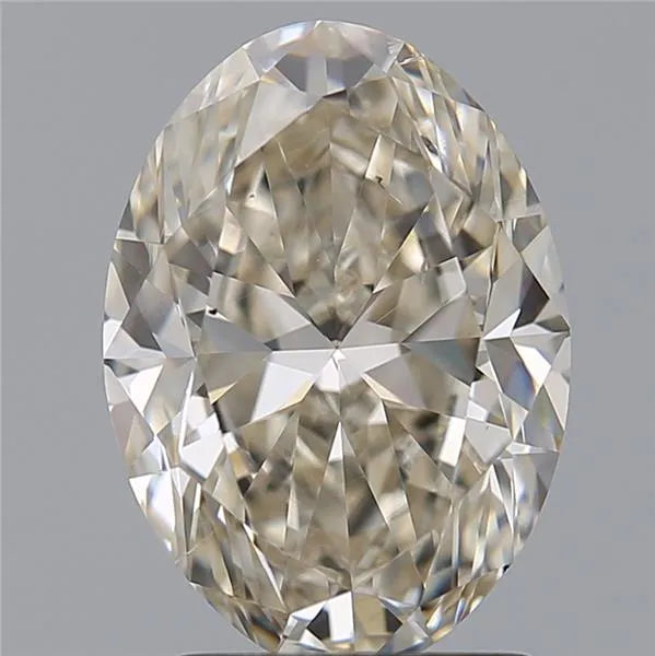 2.00ct Oval Natural Diamond (Colour J, Clarity SI2, Cut VG, GIA Certified)