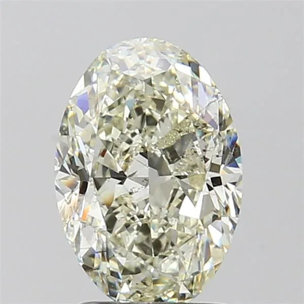 2.00ct Oval Natural Diamond (Colour L, Clarity I1, GIA Certified)