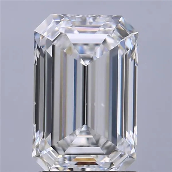 2.01ct Emerald Lab Grown Diamond (Colour E, Clarity SI1, IGI Certified)