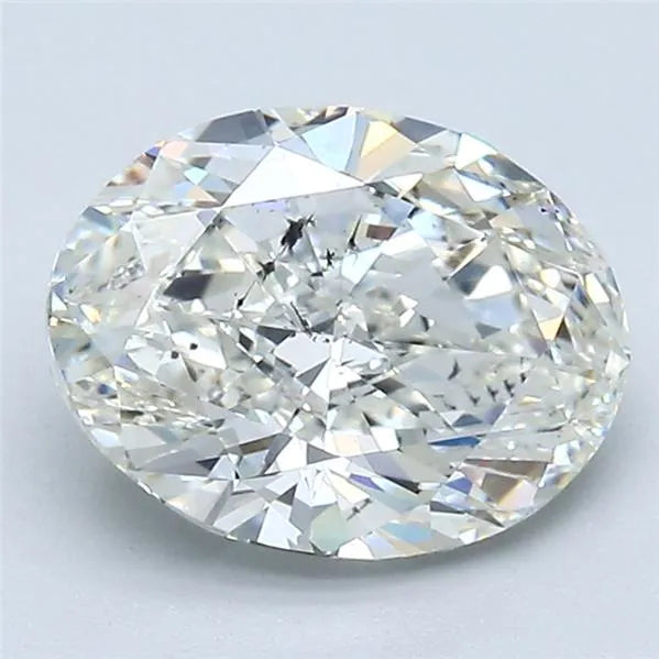 2.01ct Oval Natural Diamond (Colour J, Clarity SI2, GIA Certified)