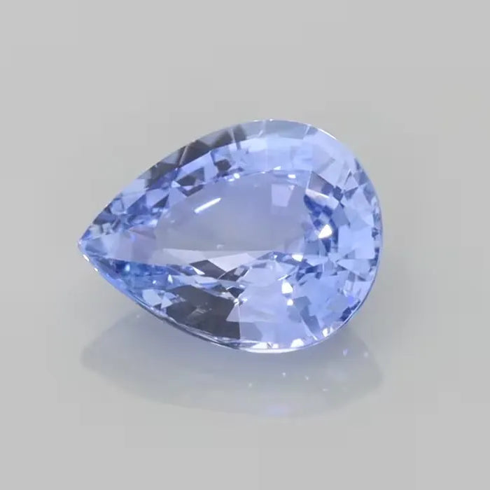 2.07ct Pear Natural Sapphire (Colour Blue, Clarity Eye Clean, Cut Faceted)