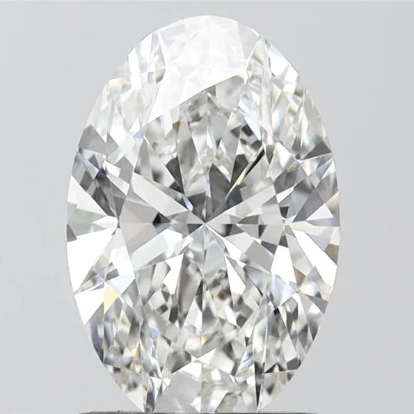2.20ct Oval Lab Grown Diamond (Colour E, Clarity VVS2, IGI Certified)