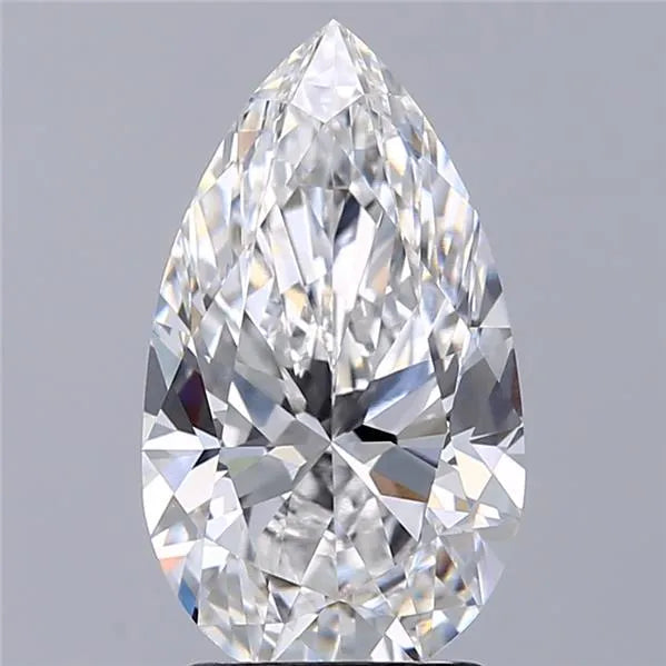 2.22ct Pear Lab Grown Diamond (Colour E, Clarity VVS1, IGI Certified)