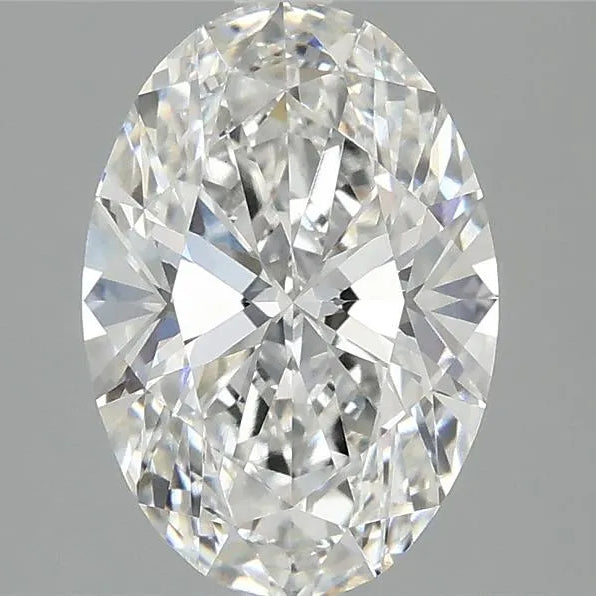 2.50ct Oval Lab Grown Diamond (Colour F, Clarity VS1, IGI Certified)