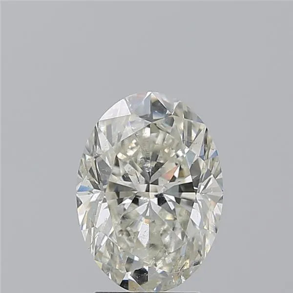 2.50ct Oval Natural Diamond (Colour I, Clarity SI2, Cut VG, IGI Certified)