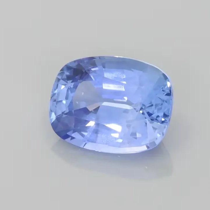 2.51ct Cushion Natural Sapphire (Colour Blue, Clarity Eye Clean, Cut Faceted)