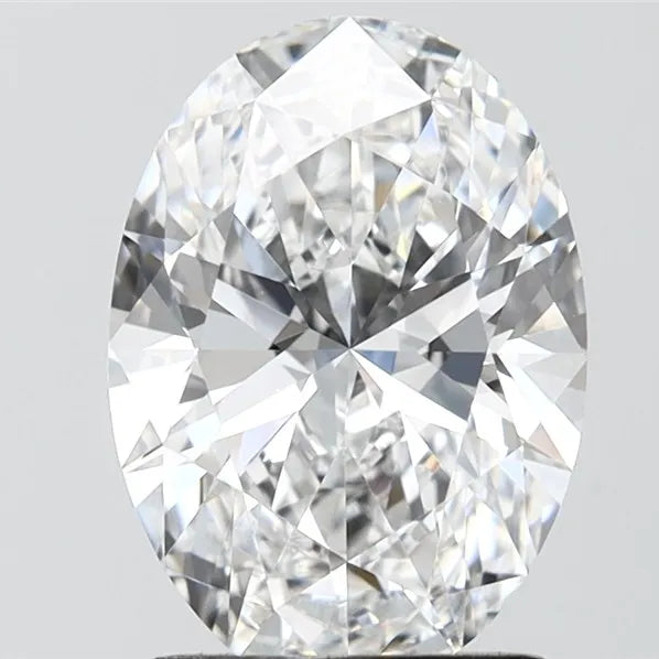 2.53ct Oval Lab Grown Diamond (Colour D, Clarity VVS1, IGI Certified)