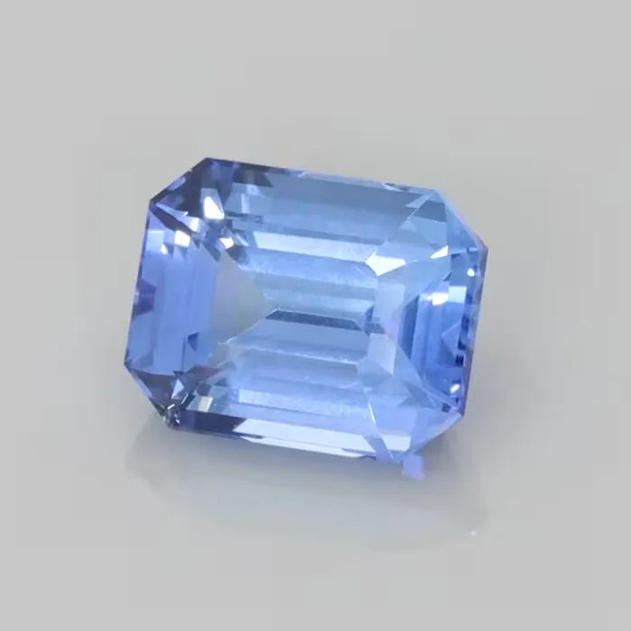 2.56ct Emerald Natural Sapphire (Colour Blue, Clarity Eye Clean, Cut Faceted)