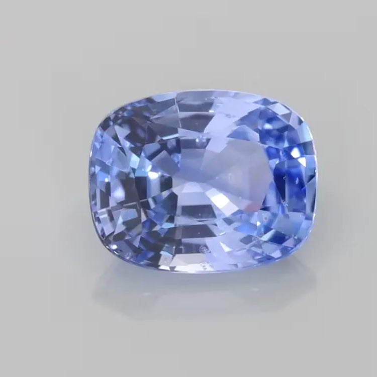 2.94ct Cushion Natural Sapphire (Colour Blue, Clarity Eye Clean, Cut Faceted)